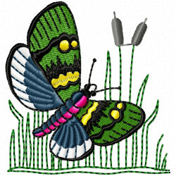 Butterfly Embroidery Design 3